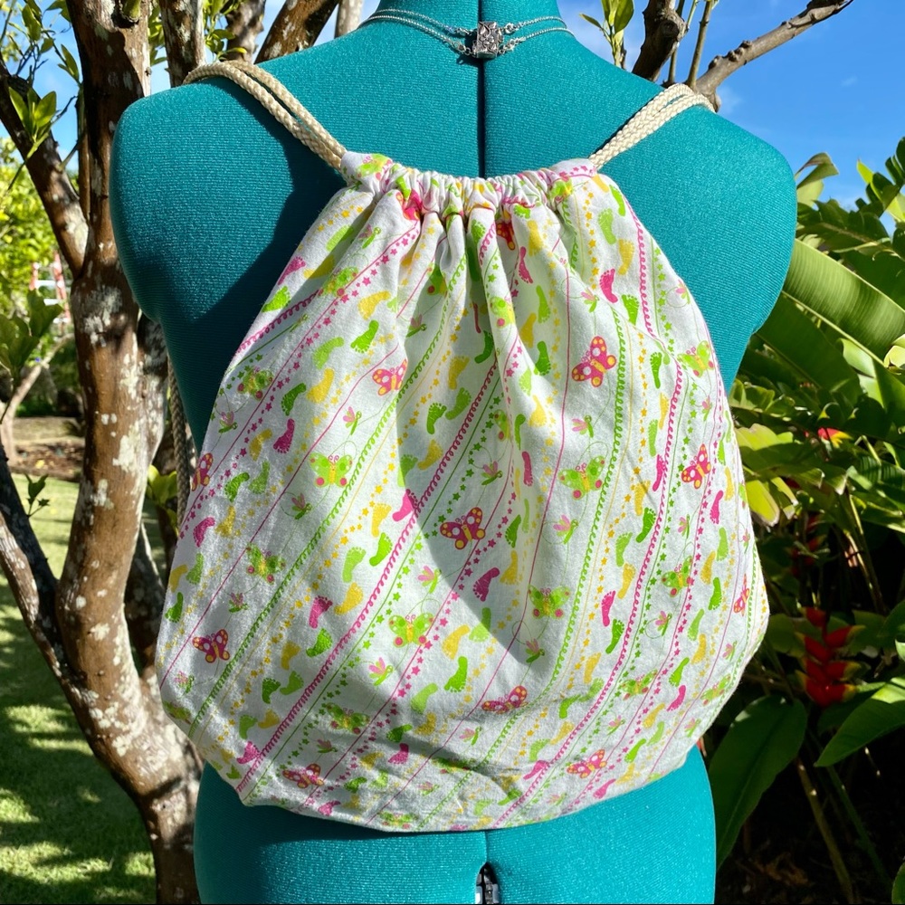 Retro Colorful Casual Drawstring Backpack